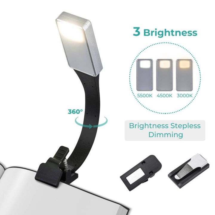 2X%20Rechargeable%20E-Book%20LED%20Light%20for%20Kindle%20Paper%20USB%20Reading%20Lamp%20Book%20Light%20Lamp%20Clip%20for%20Travel%20Bedroom%20Reader%20-%20Image%204