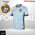 Portugal Away Kit 24-25 Euro National Team Half Sleeve Jersey-Men and Woman-Comfortable Premium Jersey. 