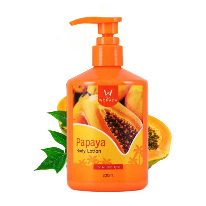 WORADA PAPAYA BODY LOTION 300ML
