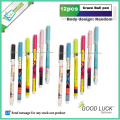 Good Luck Craze Ball point pen Black ink Pack of 12pc. 