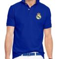 Trendsetter -Royal blue colour polo t shirt for men | Premium polo t shirt for men new 2024 brand | Real madrid polo tshirt- Inventive Choice. 