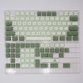 HXSJ Matcha Green Keycaps 123 Keys XDA Profile Dye Sublimation PBT Keycap For MX Switch Mechanical keyboard Personalized DIY. 