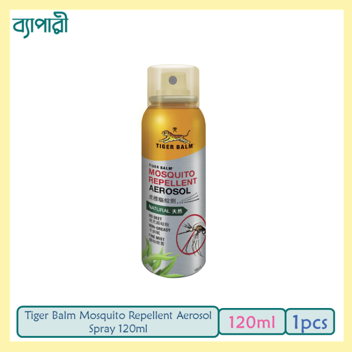 Tiger Balm Mosquito Repellent Aerosol Spray 120ml
