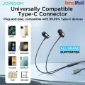 JR-EC06 TYPE-C Series In-Ear Metal Wired Earbuds type c earphone type c headphone. 