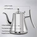 Stainless Steel KashiTeapot SilverWith Infuser Tea Filter Coffee Tea Kettle Water Kettle Drinkware (Ee-1 Ltr). 