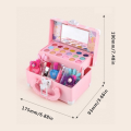 Kids Makeup Cosmetics Playing Box Princess Makeup Girl Toy Play Set Lipstick Eye Shadow Safety Nontoxic Toys Kit for Girl Giftcosplay. 