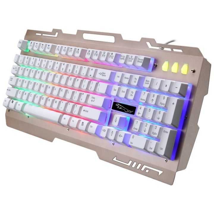 Chasing%20Light%20Leopard%20G700%20Keyboard%20Wired%20USB%20Keyboard%20Laptop%20Universal%20Gaming%20Metal%20Internet%20Cafe%20Luminous%20Keyboard%20-%20Image%202