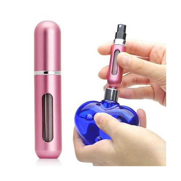 Refillable 5ml Refillable Mini Perfume Spray Bottle Aluminum Spray Atomizer Portable Travel Cosmetic Container Perfume Bottle