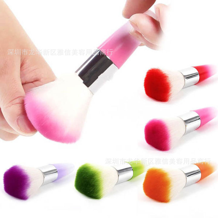 Nail Brush Manicure Set Tools Dust Brush Nail Brush Cleaning Brush Beauty Blush Brush Long-handled brush