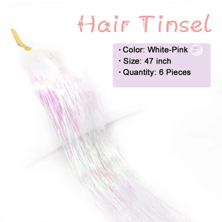 air%20Tinsel%20Kit%20With%20Tools%20Glitter%20Hair%20Extensions%20Sparkling%20Shiny%20Hair%20Tinsel%20Kit%20Heat%20Resistant%20for%20Women%20Girls%20-%20Image%203