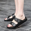 White Slippers Men's Summer Outdoor Outdoor Couple Student Lightweight Non-Slip Sandals Outdoor Beach Sandals Women's Fashion. 