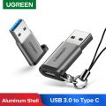 Ugreen USB C Adapter USB 3.0 Male to USB Type C Micro Female Adapter for Laptop Samsung Xiaomi 10 Earphone USB C to USB Adapter. 