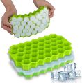 Plastic Ice Cube Tray 37 Cavity Ice-making Box. 