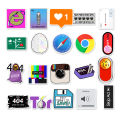 10/30/50pcs Cartoon Programming 404 Network Error Graffiti Stickers DIY Laptop Motorcycle Car Computer Waterproof Sticker Decals.