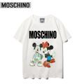 2020 New ins fashion Moschino short-sleeved T-shirt men and women couple pure cotton loose-fitting p. 