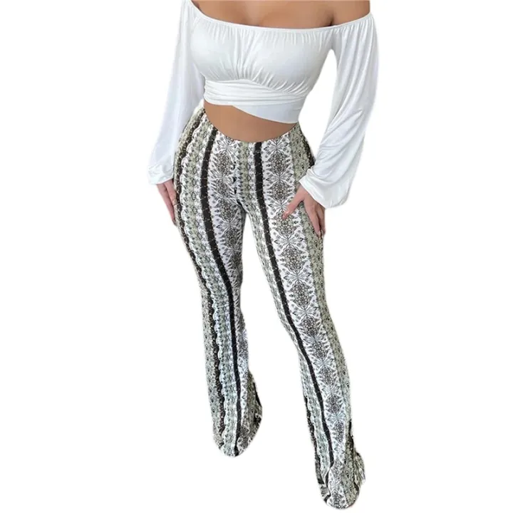 Women%20Flared%20Bell%20Bottoms%20Floral%20Boho%20High%20Waisted%20Fit%20Flare%20Leggings%20Stretchy%20Bootcut%20Yoga%20Pants%20Hippie%20Pants%20-%20Image%203
