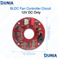 BLDC Fan Controller Circuit 12V DC Only V02 Driver Board.