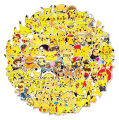 Raven Character Anime Sticker Painted Stiker Guitar Notebook E-Paper Kawaii Pickup Pokemon Sticker 100Pcs Hill Skateboard Bike Brain Kids Waterproofcosplay.