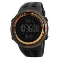SKMEI 1251 Men Fashionable Outdoor 50m Waterproof Sports Digital Watch with PU Watchband. 