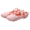 Canvas Ballet Slipper Split-Sole Shoes Fitness Gymnastics Flats Pink_32. 