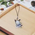Steve Ins Cute Pacha Dog Keychain Double-sided Acrylic Phone Case Girlfriend Couple Pendant Lanyard Small Pendant New. 