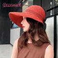 【Customer favorite】 Uv-resistant Wide Brim Hat Stylish Foldable Wide Brim Sun Hat for Women Perfect for Tl Beh Provides Sun Protection Lightweight Trendy Design for Outdoor tivities Sun Hat with Large Brim.