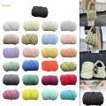 Chunky Yarn, Tube Giant Yarn, Soft Crocheting Hand Knit Jumbo Tubular Yarn, Bulky Chunky Yarn for Macrame, Carpets, Crochet, Pillow, Cushion.