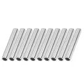 10pcs Aluminum Round Tube 50mm Length 8mm OD 6mm Inner Dia Seamless Tubing 6100. 