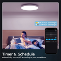 Smart ceiling lamp wifi bluetooth remote control rgbcw lamp (EU). 
