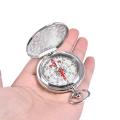 Pocket Watch Flip Compass Portable Hiking Navigation Compass Compass Keychain. 