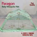 Baby Mosquito net Mosquito net for baby Baby moshari Baby mosquito net foldable 3 folding syestam (China) Cream , Pink , Red , Lemon , Blue. 
