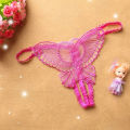 Indispensable -Quality And Durablity -Butterfly Panty Women''s Thong Pink Panty (Free Size)- Innovative Preferble - Low Hassle and Maintanance.