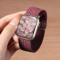 Nylon Braided Strap For Apple Watch Band 44mm 40mm 45mm 49mm 41mm 38mm 42mm magnetic buckle Bracelet iWatch series se 1 2 3 4 5 6 SE 7 8 9 Ultra. 