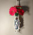 Handmade 'Gapha Phula' Jute Plant Rope Hanger/Gapha Phula Chika For Home Indoor Outdoor -1 Piece Height ± 54 cm or 21.259 inch Chika. 