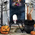 Poseable Spider Prop for Halloween Realistic Halloween Spider Decoration for Haunted House Flexible Spooky Skull Head Spider Ornament Perfect for Festive Season Buy Halloween Skull Head Spider. 