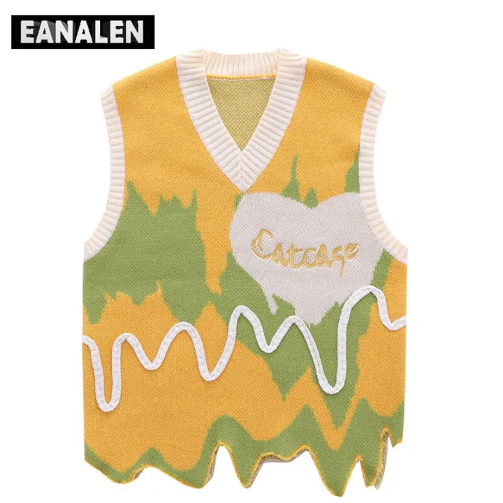 Harajuku%20Black%20Green%20Colorblock%20Jumper%20Sweater%20Vest%20Women's%20y2k%20Retro%20Oversized%20Knitted%20Ugly%20Sleeveless%20Sweater%20Men's%20Aesthetic%20-%20Image%205