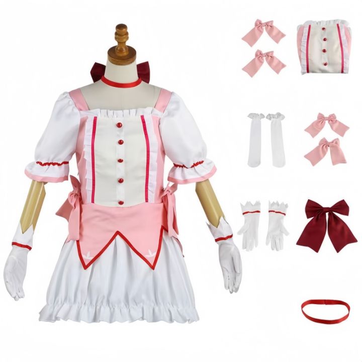Anime%20Magical%20Girl%20Kaname%20Madoka%20Cosplay%20Costume%20Magica%20Kaname%20Dress%20Wig%20Kaname%20Madoka%20Outfits%20for%20Comic%20Con%20-%20Image%202