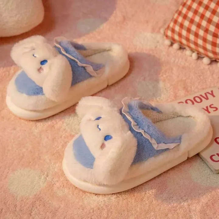 Anime%20Sanrios%20HelloKitty%20Plush%20Package%20Heel%20Cotton%20Slippers%20Cartoon%20Kuromi%20Cinnamoroll%20Kawaii%20Winter%20Warm%20Non-Slip%20Home%20Slippers%20-%20Image%203