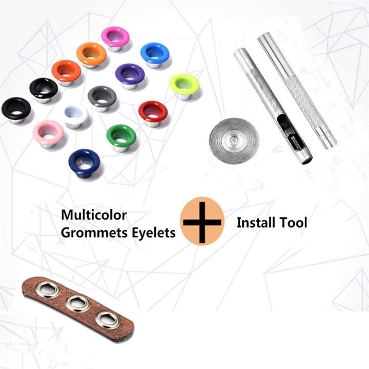 Practical%20Product%203/16Inch%20400Pcs%20Eyelets%20Kits%20Grommet%20Sets%20for%20Shoes%20Clothes(4%20Colors)%20-%20Image%206