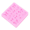 Bow Ribbon Silicone Cake Baking Molds Cupcake Fondant Cake Decorating Tools Chocolate Candy Clay Moulds. 