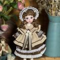 Set Beautiful /6 SD 30cm Bjd Doll with Clothes Attractive Eyes Long Hair Princess Dress Up BJD Dolls with Wig Make Up Ball Jointed Princess Makeup Ball Joint Doll Birthday Gift. 