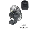 8 Inch Electric Fan Floor Fan Household Desktop Fan Outdoor Camping Fan For Makita For Dayi For Quanyou 18V 20V Li-ion Battery. 