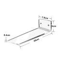 12 Pack Acrylic Floating Sneaker Shelves Clear Shoe Display Stand Room Decor for Display Collectible Shoe&Sneaker.