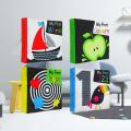 NYT Temall Soft Baby Cloth Book Infant Educational Black White Cognize Cloth Book Toy. 