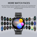 Bluetooth Call Smart Watch Mens Physical Health Watches Women Body Temperature Infrared Blood Oxygen Monitor Smartwatch AMOLED H. 