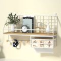 Wall Shelf Punch-Free Bedside College Student Dormitory Fantastic Wall-Mounted Storage Bookshelf Flat Partition. 
