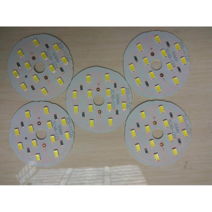 5pcs SMD LED PCB Circuit Board 5W 12V
