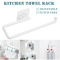 Kitchen Tissue Holder Hanging Toilet Roll Paper Towel Holder Rack Kitchen Bathroom Cabinet Door Hook Holder Organizer 1PCS.