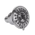 Shower Head High Pressure 3.24" Round Massaging Rain 3-Spray Overhead Showerhead With Adjustable Swivel Ball Joint Water-saving Self-Cleaning Jets For Low Water Flow & Pressure. 