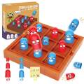 Tic TAC Toe Game Educational Board Game Family Games for Children 4~8. 